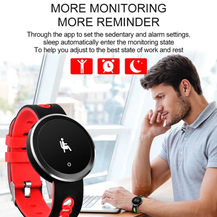 WA8640W_14.webp Q7 0.95 inch HD OLED Screen Display Bluetooth Smart Bracelet, IP68 Waterproof, Support Pedometer / Sedentary Reminder / Heart Rate Monitor / Sleep Monitor, Compatible with Android and iOS Phones - Image 15