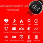 Q7 0.95 inch HD OLED Screen Display Bluetooth Smart Bracelet, IP68 Waterproof, Support Pedometer / Sedentary Reminder / Heart Rate Monitor / Sleep Monitor, Compatible with Android and iOS Phones - Image 7