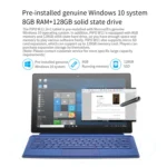 PiPO W11 2 in 1 Tablet PC, 11.6 inch, 8GB+128GB+512GB SSD, Windows 10, Intel Gemini Lake N4120 Quad Core Up to 2.6GHz, with Stylus Pen Not Included Keyboard, Support Dual Band WiFi & Bluetooth & Micro SD Card - Image 11