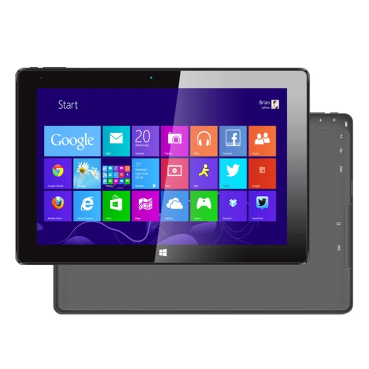 Windows 10 Home, Intel Gemini Lake N4120 Quad Core, Support WiFi & BT & HDMI & OTG, Keyboard Not Included, US Plug