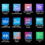 Android 12 UNISOC T618 Octa Core 2.0GHz, Support GPS & BT & Dual Band WiFi & Dual SIM - Image 4