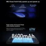 MIUI 14 Qualcomm Snapdragon 8+ 4nm Octa Core up to 3.2GHz, 20MP HD Front Camera, 8600mAh Battery - Image 8