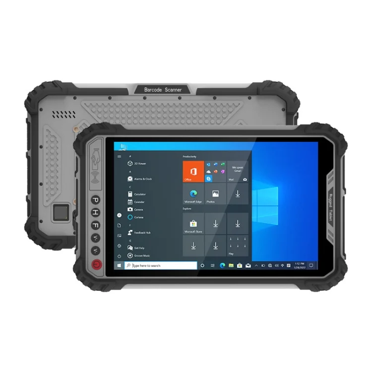 IP65 Waterproof Shockproof Dustproof, Windows 10, Intel Core i5-8200Y Dual Core, Support WiFi / BT / RJ-45, EU Plug