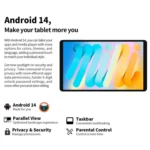 Teclast M50 Mini WiFi Tablet PC, 4GB+128GB, 8.7 inch Android 15 Unisoc T606 Octa Core - Image 14