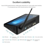 PiPo H10PRO All-in-One Mini PC, 10.1 inch, 16GB+128GB+512GB, Windows 11 Intel Alder Lake N100 Quad Core, US Plug - Image 13
