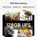 CHUWI Surpad 4G LTE Tablet PC, 10.1 inch, 4GB+128GB, Android 10.0, Helio MT6771V Octa Core up to 2.0GHz, Support Dual SIM & OTG & Bluetooth & Dual Band WiFi, EU Plug (Black+Grey) - Image 8