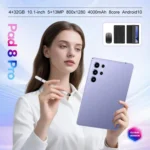 Pad 9 Pro 10.1 inch 4G LTE Tablet PC Combo Set, 4GB+32GB, Android 10 MT6755 Octa Core, with Keyboard / Mouse / Leather Case, US Plug - Image 3