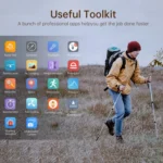 Unihertz 8849 Tank Pad Rugged Tablet PC & Projector, 16GB+512GB, 10.95 inch Android 14 Dimensity 8200 Octa Core 5G Network, EU Plug - Image 12