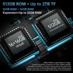 Unihertz 8849 Tank Pad Rugged Tablet PC & Projector, 16GB+512GB, 10.95 inch Android 14 Dimensity 8200 Octa Core 5G Network, EU Plug - Image 5