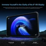 OUKITEL RT3 Plus 4G Network IP68/IP69K Rugged Tablet, 4GB+128GB, 8.0 inch Android 15 MediaTek G81 Octa-Core Support Dual SIM, EU Plug - Image 6