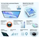 Teclast M50 Plus 4G LTE Tablet PC 10.1 inch, 6GB+128GB, Android 14 MediaTek Helio G85 Octa Core, Support Dual SIM - Image 5