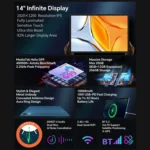 Teclast T70 4G LTE Tablet PC, 8GB+256GB, 14 inch Android 14 MediaTek Helio G99 Octa Core, Support Dual SIM - Image 5