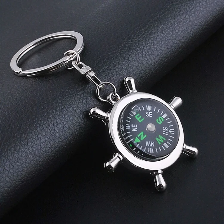 BL000086_2.webp Creative Rudder Compass Style Keychain - Image 3