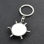 Creative Rudder Compass Style Keychain - Image 4