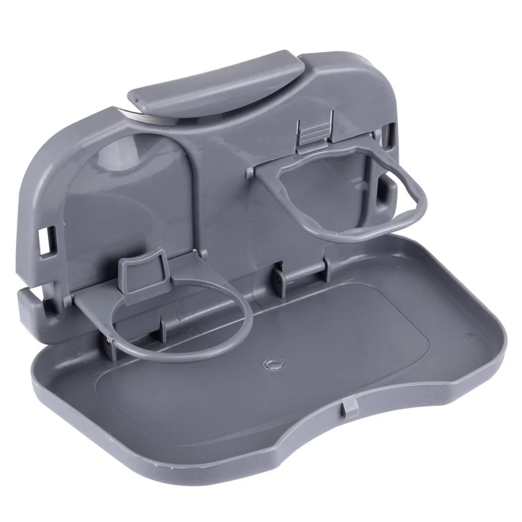 BL000141H.webp Folding Car Auto Back Seat Table Drink Food Cup Tray Holder Stand Desk - Image 1