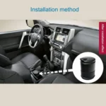 KANEED Universal Detachable Car Cigarette Ashtray for Most Car Cup Holder(Black) - Image 7