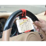 Steering Wheel Bracket Snaps Navigation, For iPhone, Galaxy, Huawei, Xiaomi, LG, HTC and Other Smart Phones