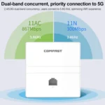 COMFAST CF-E538AC V2 1200Mbps Dual Band Indoor Wall WiFi AP - Image 6