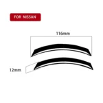 For Nissan 350Z 2003-2009 2pcs Car Air Outlet Decorative Stickers, Left and Right Drive Universal - Image 2