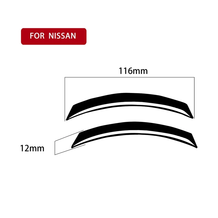 CAR0016_1.webp For Nissan 350Z 2003-2009 2pcs Car Air Outlet Decorative Stickers, Left and Right Drive Universal - Image 2