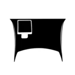 For Nissan 350Z 2003-2005 2pcs Car Rear Of Center Console Decorative Stickers, Left and Right Drive Universal