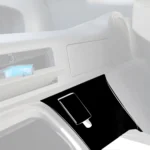 For Nissan 350Z 2003-2005 2pcs Car Rear Of Center Console Decorative Stickers, Left and Right Drive Universal - Image 4