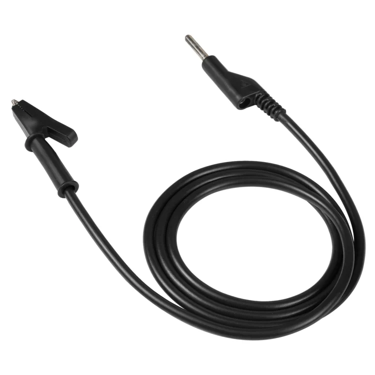 CAR0076B_2.webp Thick Probe to Alligator Clip Test Lead Single Cable, Length: 1m - Image 4