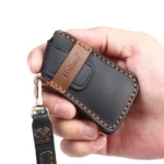 For Lexus 3-button Hallmo Car Cowhide Leather Key Protective Cover Key Case - Image 3