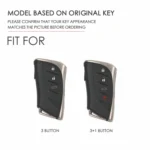 For Lexus 4-button Hallmo Car Cowhide Leather Key Protective Cover Key Case - Image 4