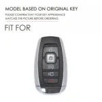 For Lincoln Hallmo Car Cowhide Leather Key Protective Cover Key Case - Image 3