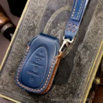 For Chevrolet 4-button Hallmo Car Cowhide Leather Key Protective Cover Key Case - Image 2
