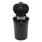 N12B Car Creative Ashtray Solar Power With Light And Cover Car Supplies - Image 2