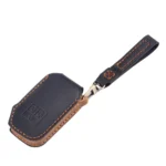 For KIA Carnival EX / SX Hallmo Car Cowhide Leather Key Protective Cover Key Case - Image 2
