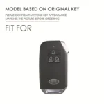 For KIA Carnival EX / SX Hallmo Car Cowhide Leather Key Protective Cover Key Case - Image 3