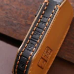 For KIA Carnival EX / SX Hallmo Car Cowhide Leather Key Protective Cover Key Case - Image 5