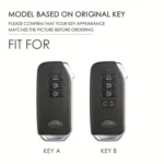 For Kia 5-button Hallmo Car Cowhide Leather Key Protective Cover Key Case - Image 3