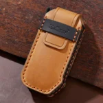 For Kia 5-button Hallmo Car Cowhide Leather Key Protective Cover Key Case - Image 4