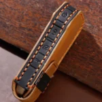 For Kia 5-button Hallmo Car Cowhide Leather Key Protective Cover Key Case - Image 5