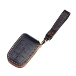 For Kia C133 4-button Hallmo Car Cowhide Leather Key Protective Cover Key Case - Image 2