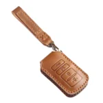 For Kia K4 Hallmo Car Cowhide Leather Key Protective Cover Key Case - Image 2