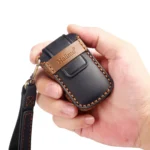For Kia K4 Hallmo Car Cowhide Leather Key Protective Cover Key Case - Image 3