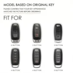 For Nissan Teana / Ariya 3-button Horn Hallmo Car Cowhide Leather Key Protective Cover Key Case - Image 3