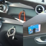 2 Pair Adhesive Car Mini Hook Card Holder - Image 8