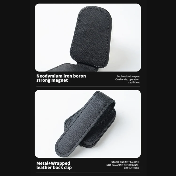 CAR2315_B3.webp Car Sun Visor Glasses Clip Multi-functional Card Storage Bracket - Image 4
