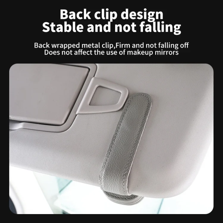 CAR2315_B4.webp Car Sun Visor Glasses Clip Multi-functional Card Storage Bracket - Image 5