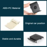 For BMW 3 Series E92 left Driving Car Child Safety Seat Isofix Switch Cover 5220 6970 744-1 - Image 4