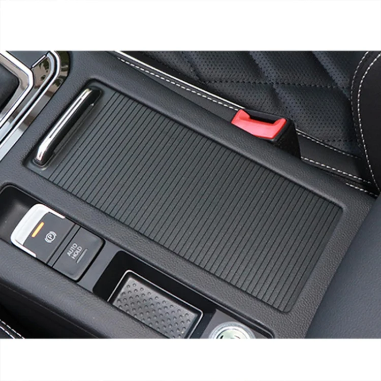 CAR2384_4.webp For Volkswagen Magotan B8L Car Central Armrest Box Cover with Light Reflection Strip, Left Driving - Image 5