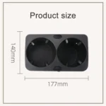 For Volkswagen Magotan B6B7 07-15 Car Water Cup Holder, Left Driving - Image 3