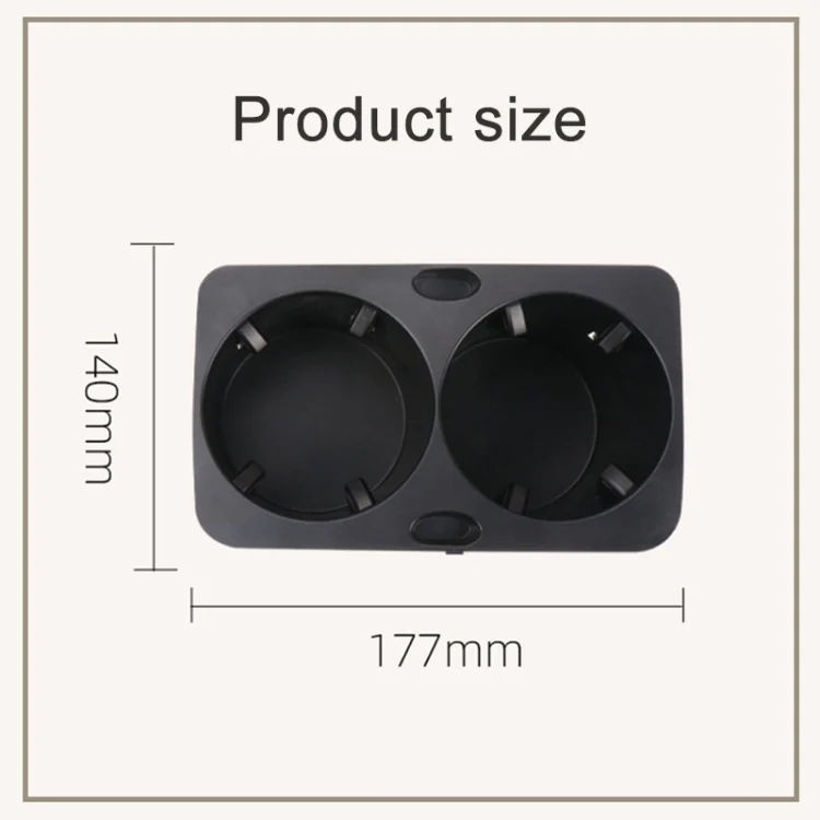 CAR2389_2.webp For Volkswagen Magotan B6B7 07-15 Car Water Cup Holder, Left Driving - Image 3