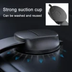 MOMAX CM25B Magnetic Wireless Charger Car Suction Cup Phone Holder - Image 5